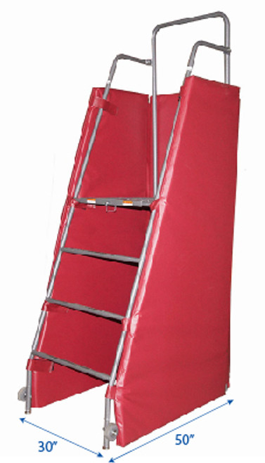 Free Standing Official Referee Stand with Wrap-Around Pad Free Standing Official Referee Stand with Wrap-Around Pad