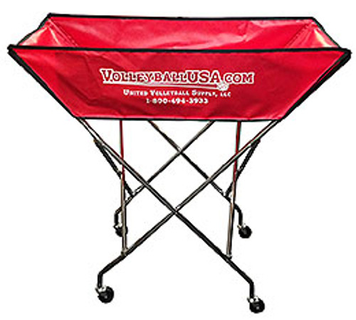Volleyball USA Hammock Style Ball Cart Volleyball USA Hammock Style Ball Cart